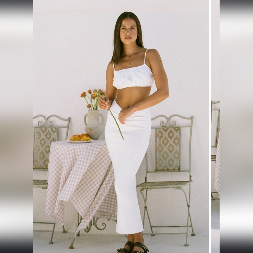 Amba Skirt-White-XS-Sabo Skirt